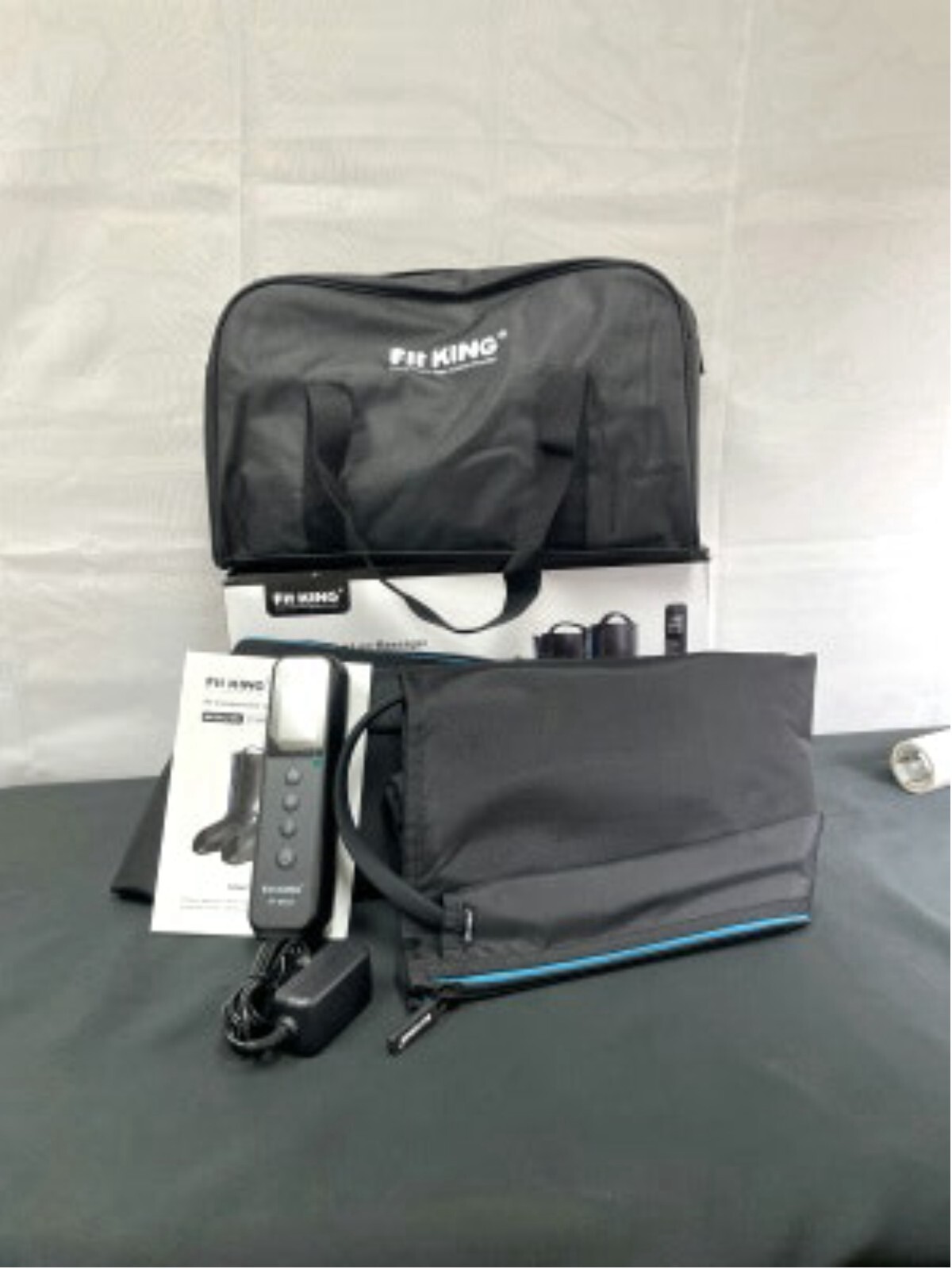 Fit King FT-093A Black 2 Modes 3 Intensities Air Compression Leg Massager