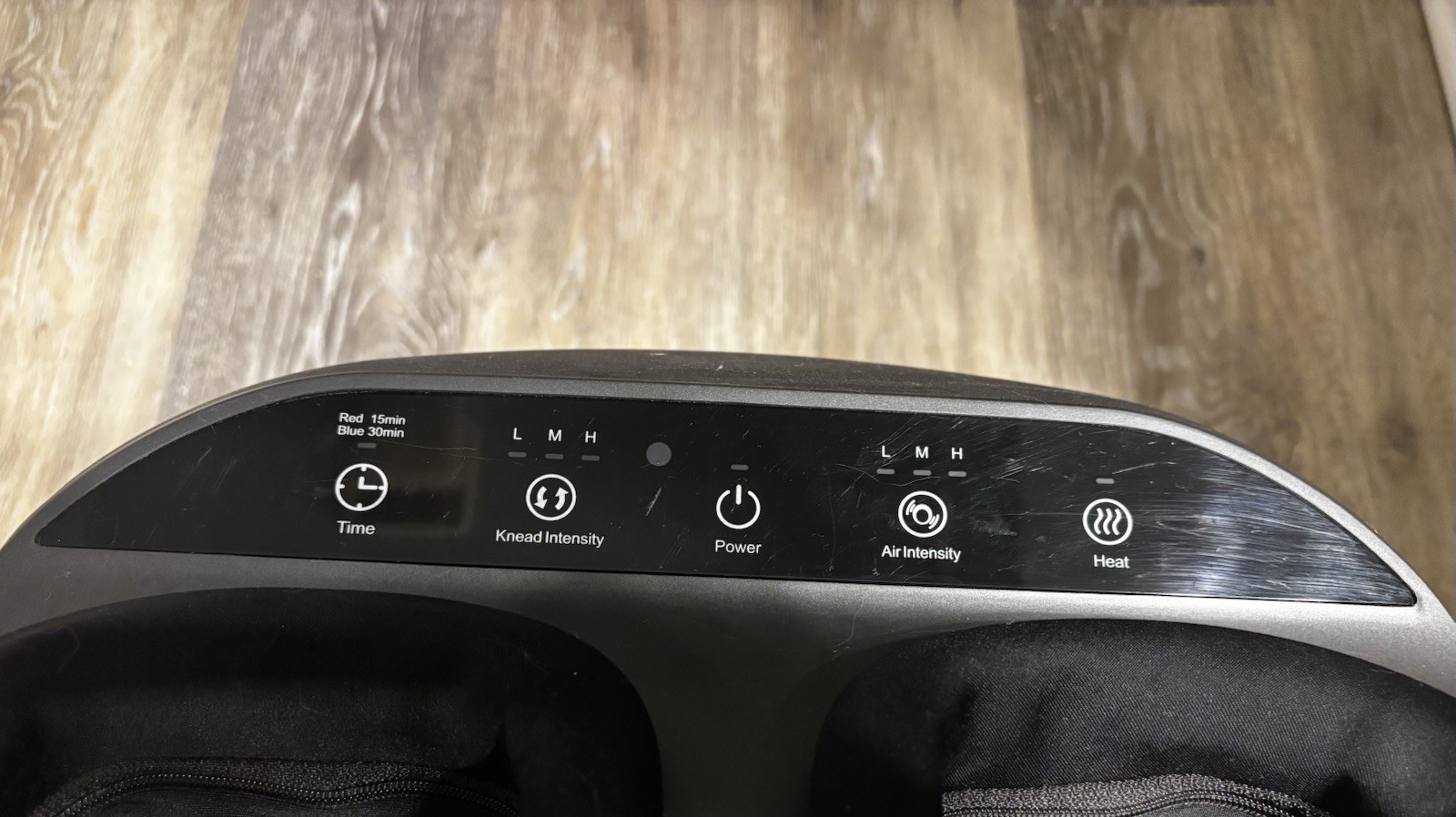 RENPHO RF-FM059R Heated Kneading Foot Massager Machine, Corded 12V, Black/Gray