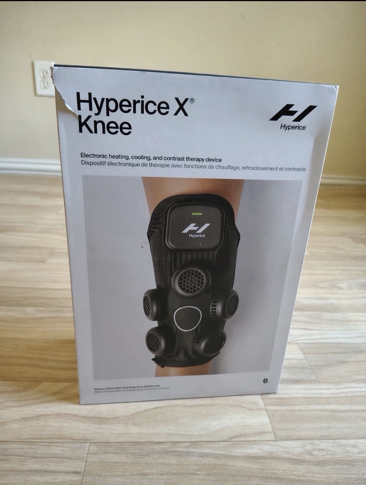 Hyperice X Knee Device – Advanced Heat and Cold Contrast Therapy Open box