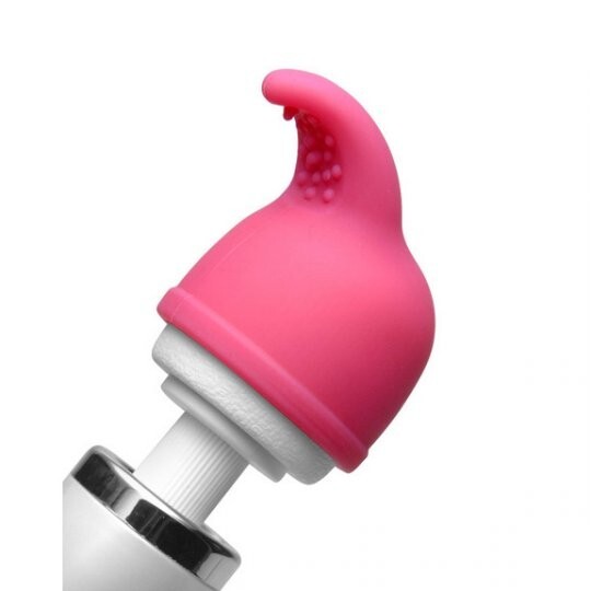 10 Speed Vibrating Wand & Nuzzle Tip Massage Kit Massager Essentials Pink White