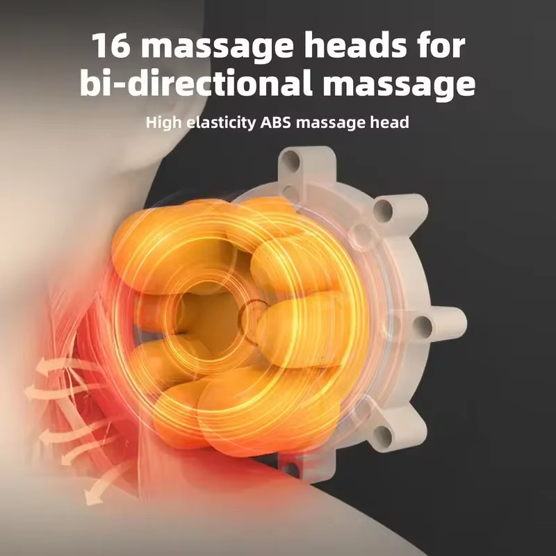 Shiatsu Neck & Shoulder Massager – Heated U‑Shape Deep Kneading Electric Pillow