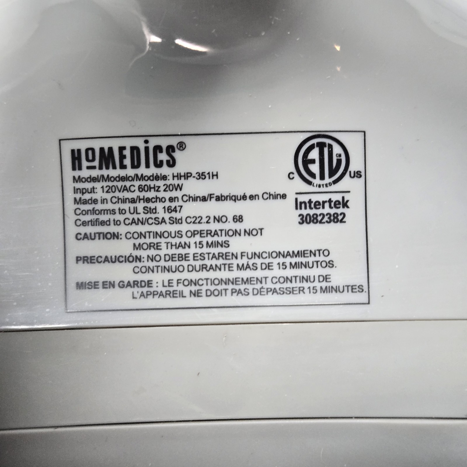 HoMedics HHP-351H Percussion Pro Handheld Electric Full Body Massager with Heat