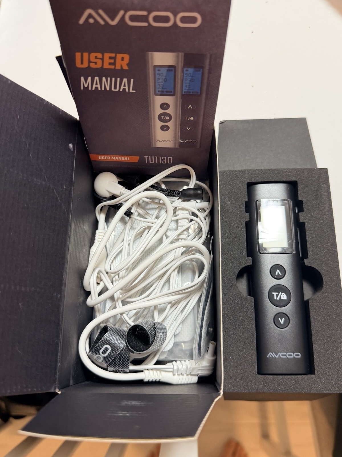 Avcoo Tens & EMS Device TU1130, New, Open Box