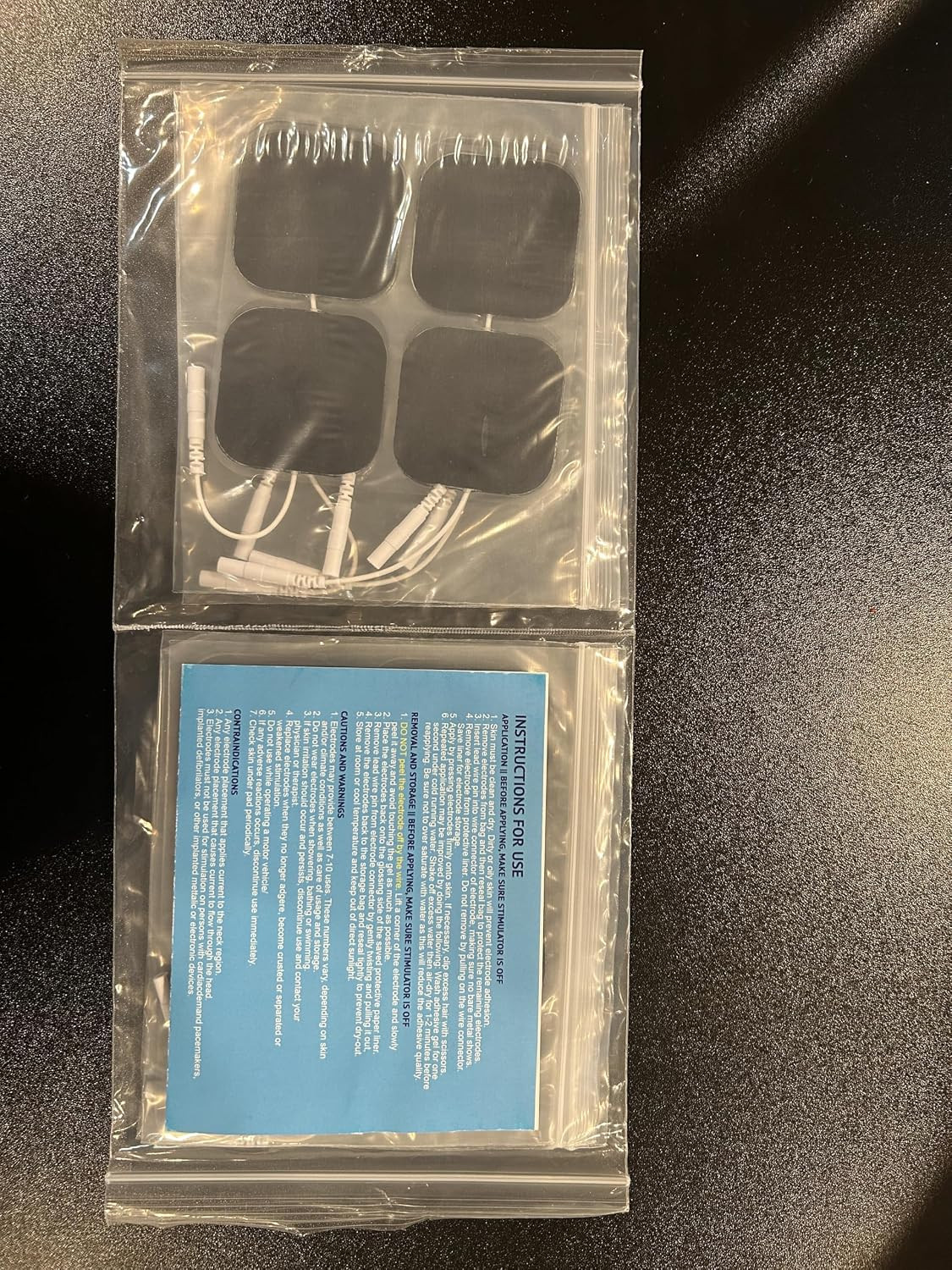 TENS Unit Pads 2X2 20Pcs Reusable Replacement Electrode Patches