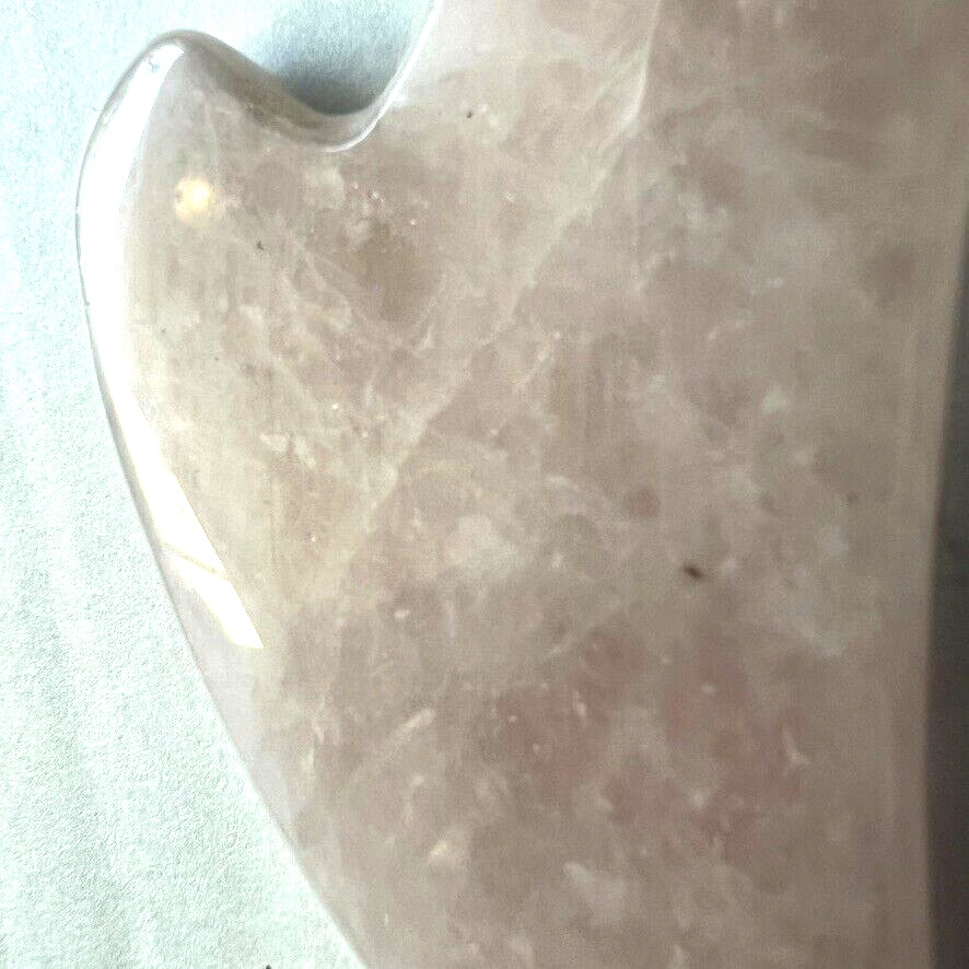 Natural Quartz Gua Sha Rose Body Guasha Board Facial Massage Tool Neck Therapy