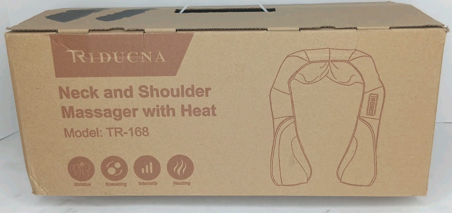 TRIDUCNA TR-168 Shiatsu Neck and Shoulder Massager with Heat