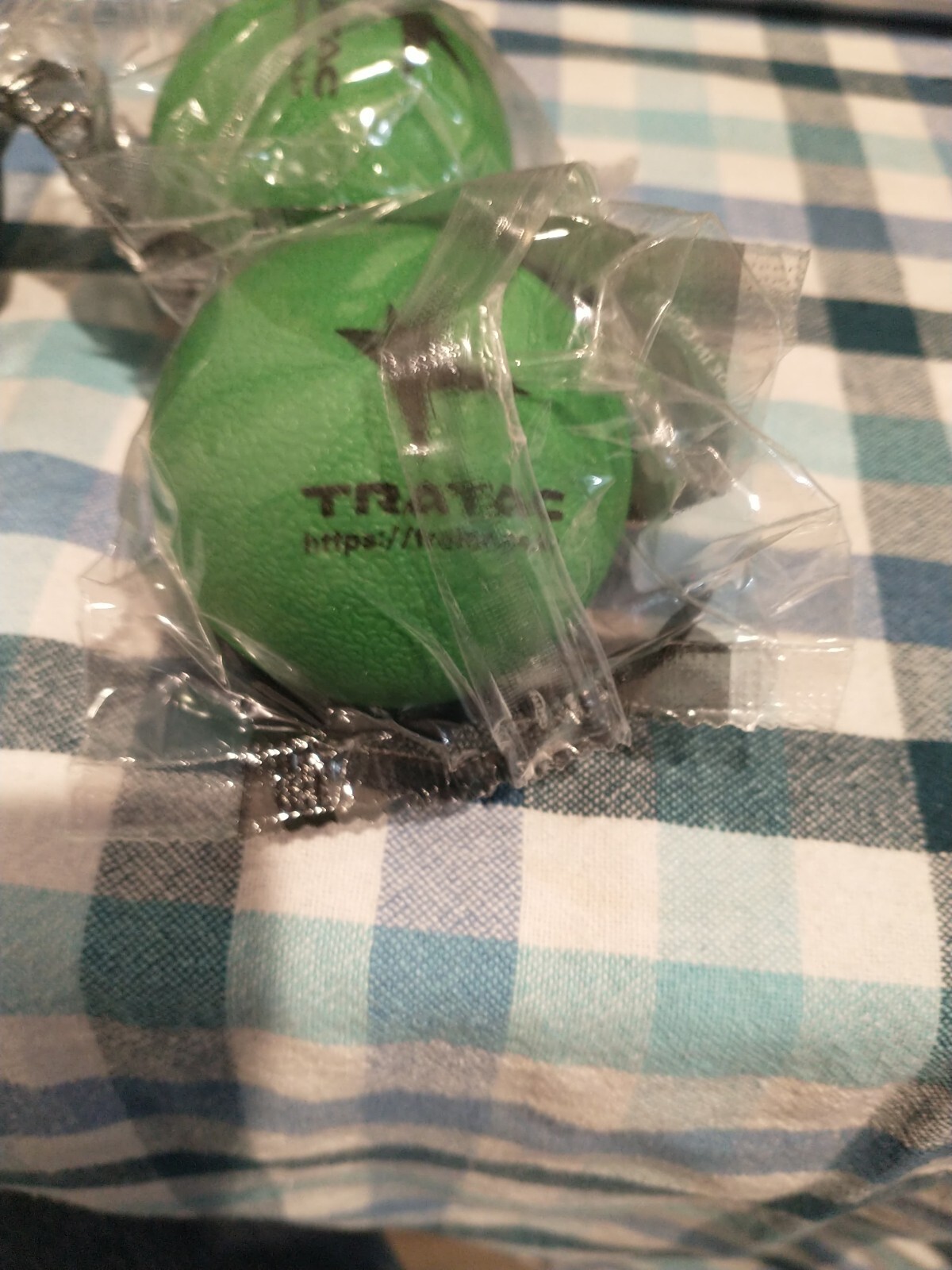 2 Therapy Massage Balls for Deep Tissue Pressure Yoga Trigger Points Extra Firm