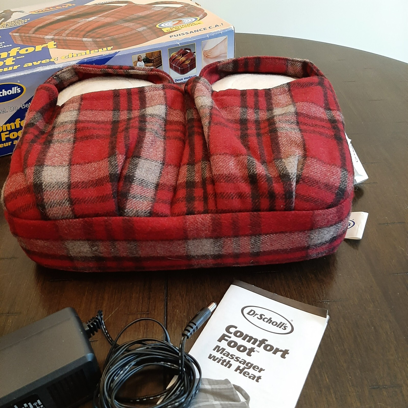Dr. Scholl’s Comfort Foot Massager with Heat. Memory Fit Series. New open box.
