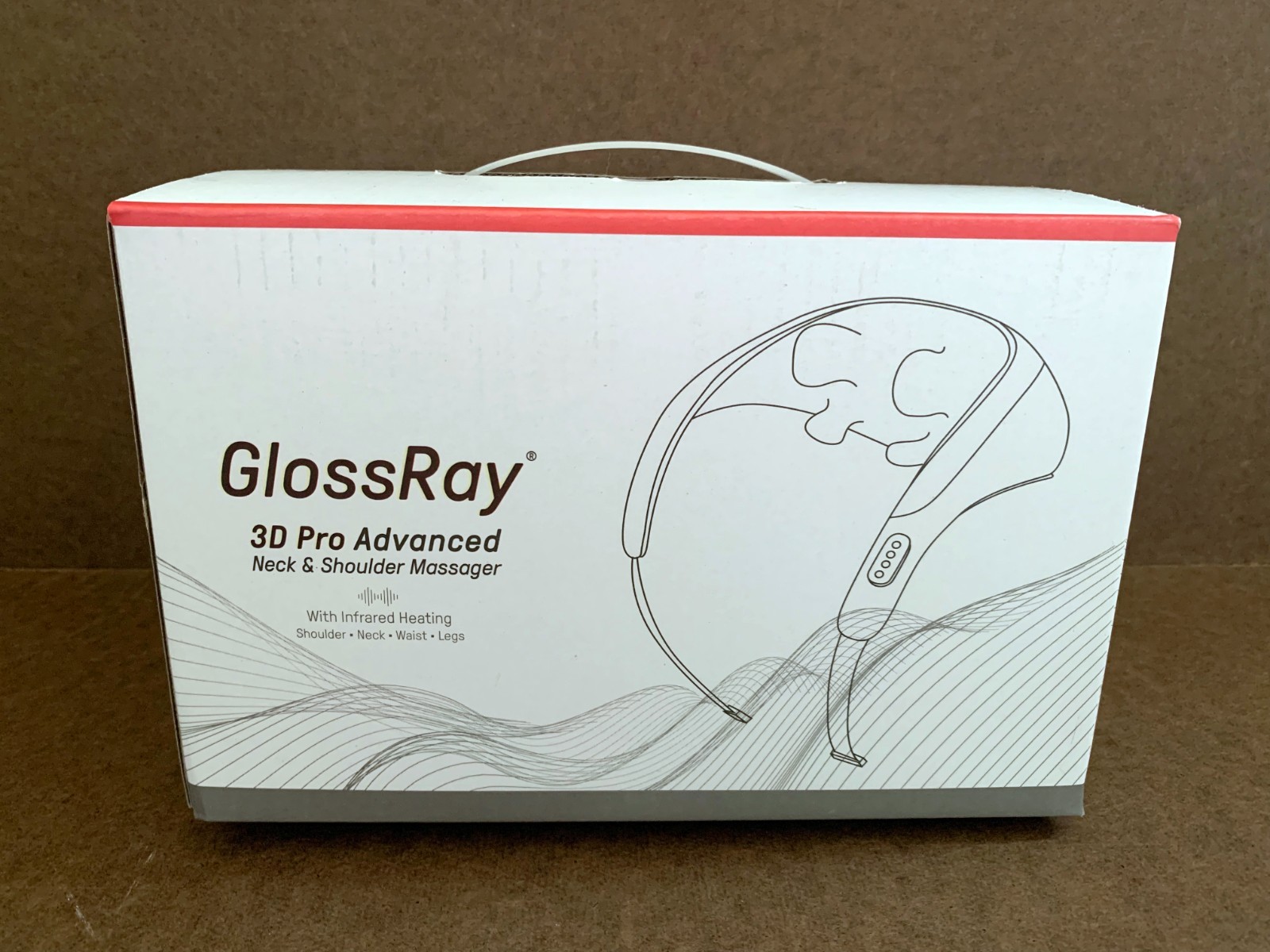 EUC GlossRay 3D Pro Advanced Neck & Shoulder Massager w/ Infrared Heating