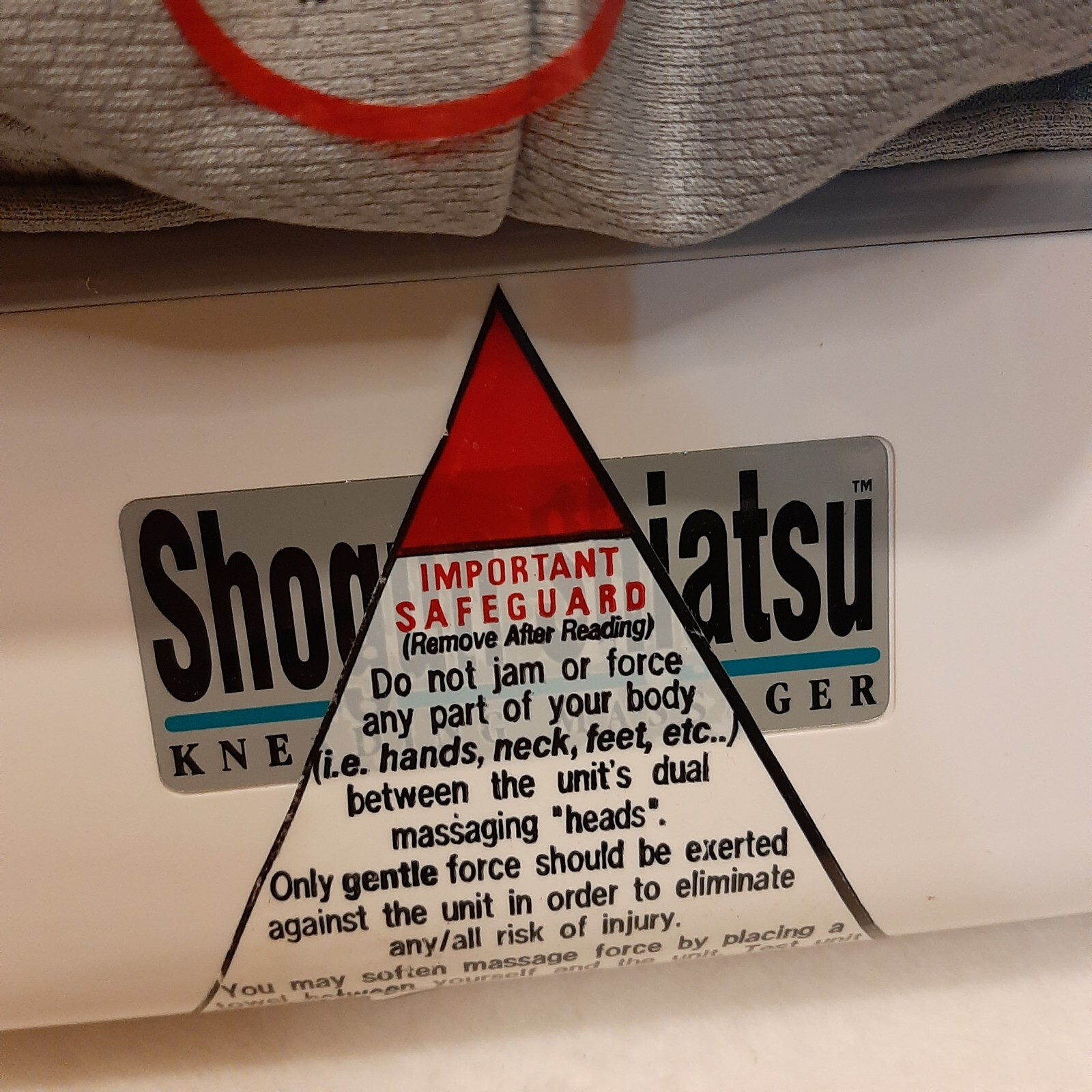 Shogun Shiatsu Kneading Massager Model SM-444 Portable Massager Homedics W/ Box