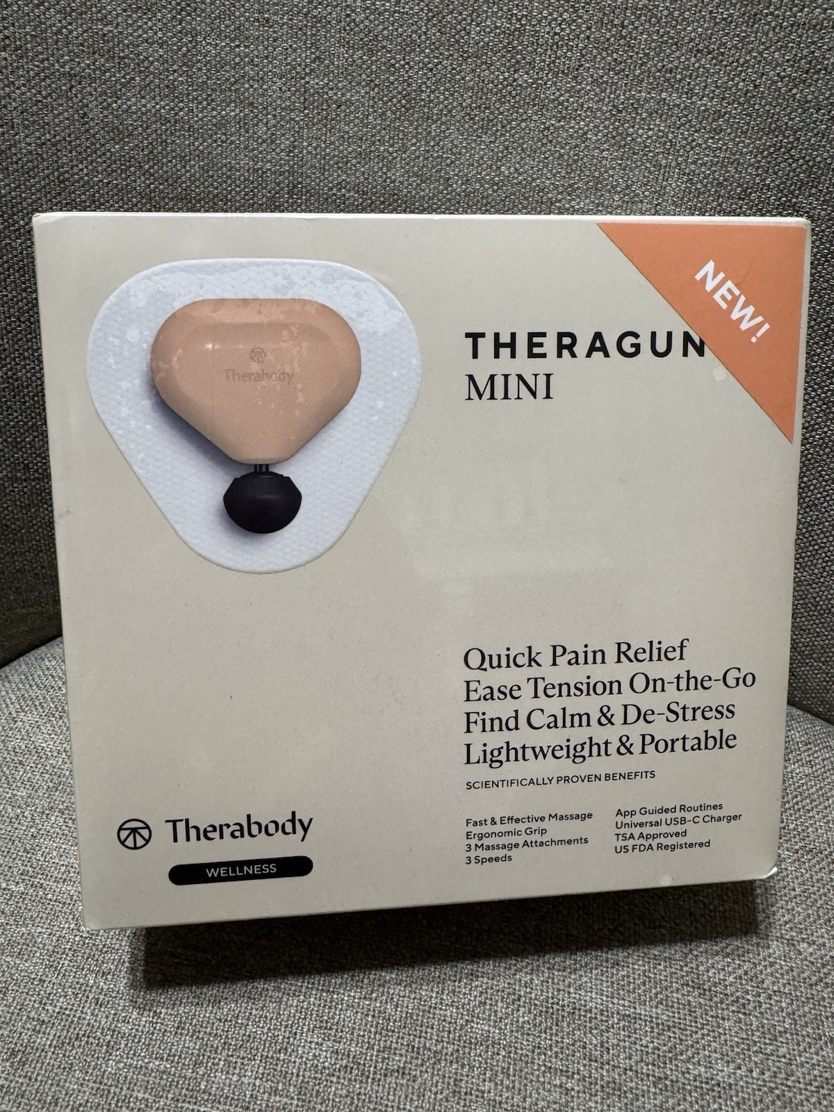 NEW!✨Therabody Theragun Mini Massage Gun – Desert Rose
