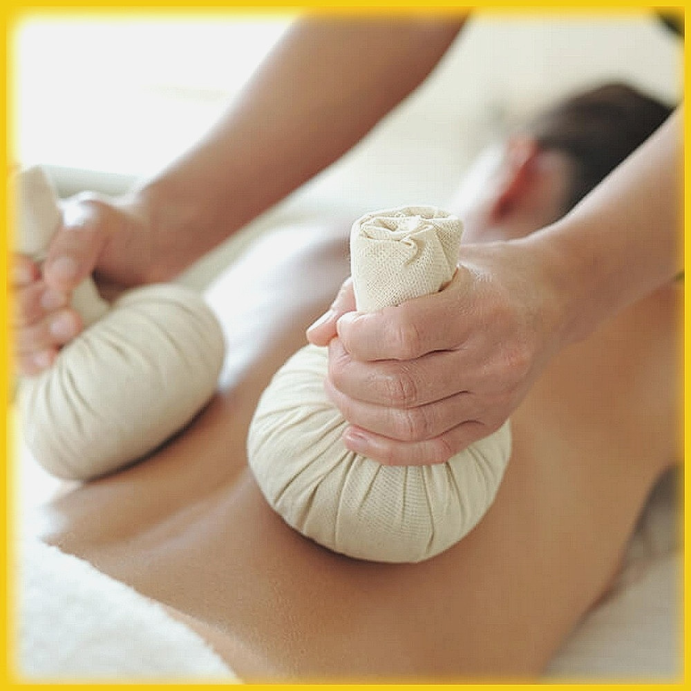 Thai Herbal Compress Ball Traditional Recipe 200g x 6 Natural spa Massage Aroma