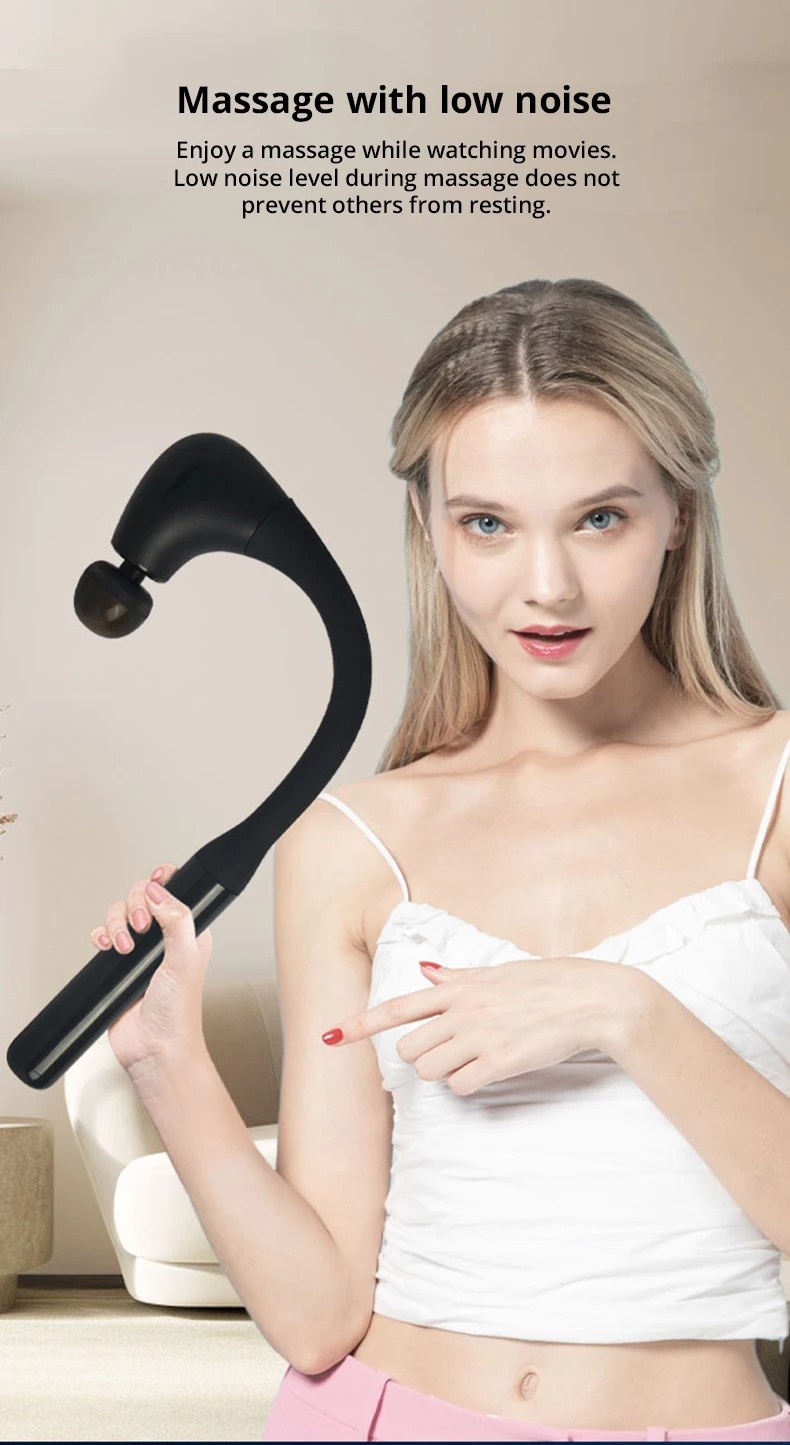 Professional electric massage hammer, 5-speed high-frequency deep relaxation