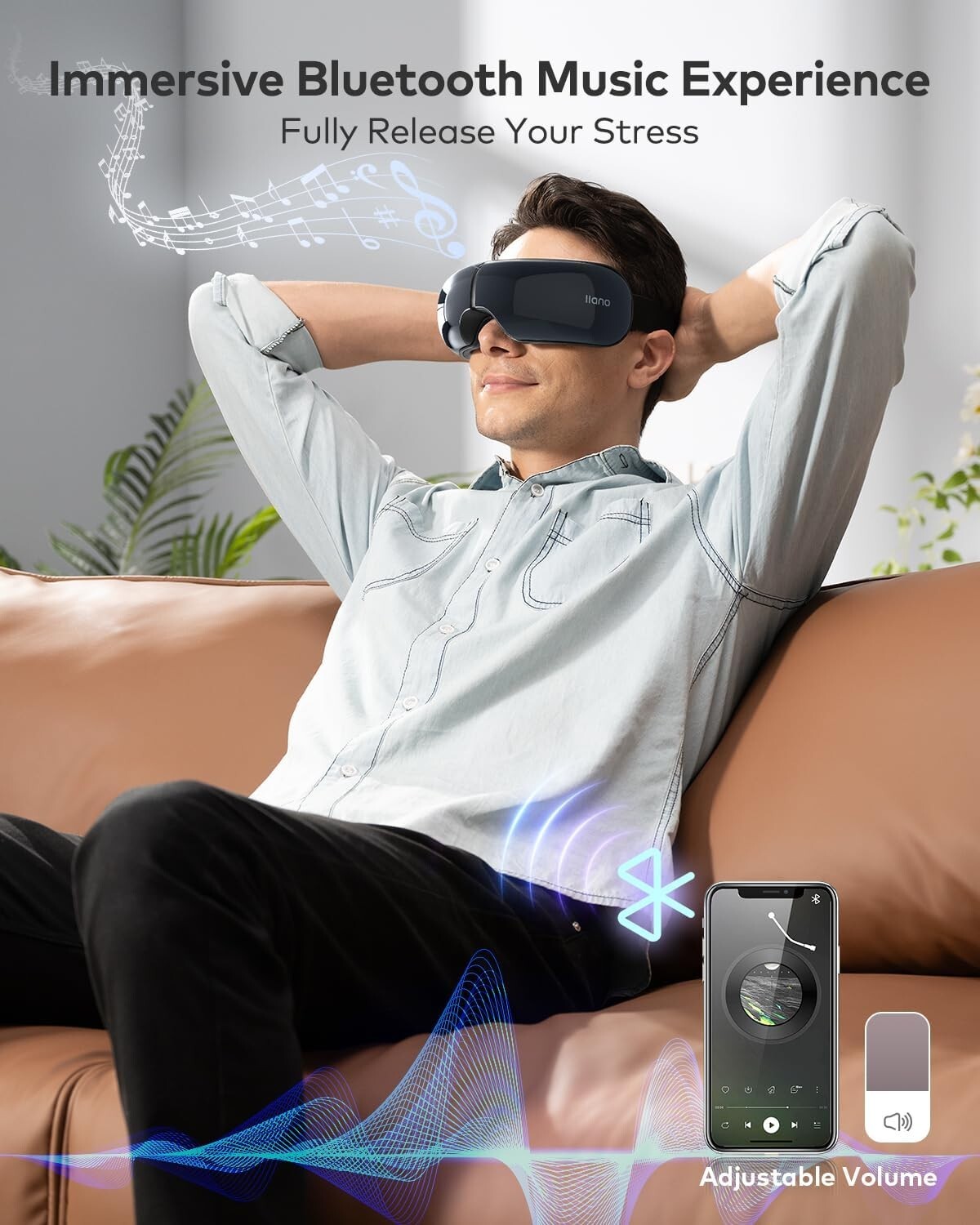 llano Eye Massager with Heat, Christmas Birthday Gifts for Women Men