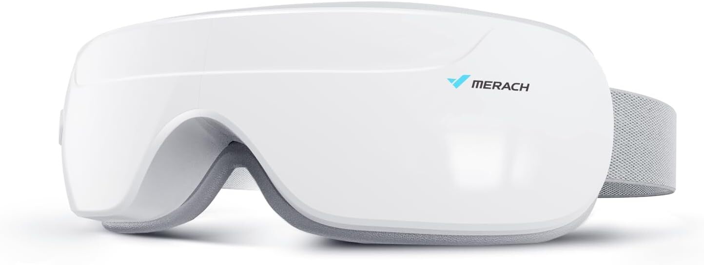 MERACH Eye Massager with Heat Compression Bluetooth Music Smart Sleep Eye Mask