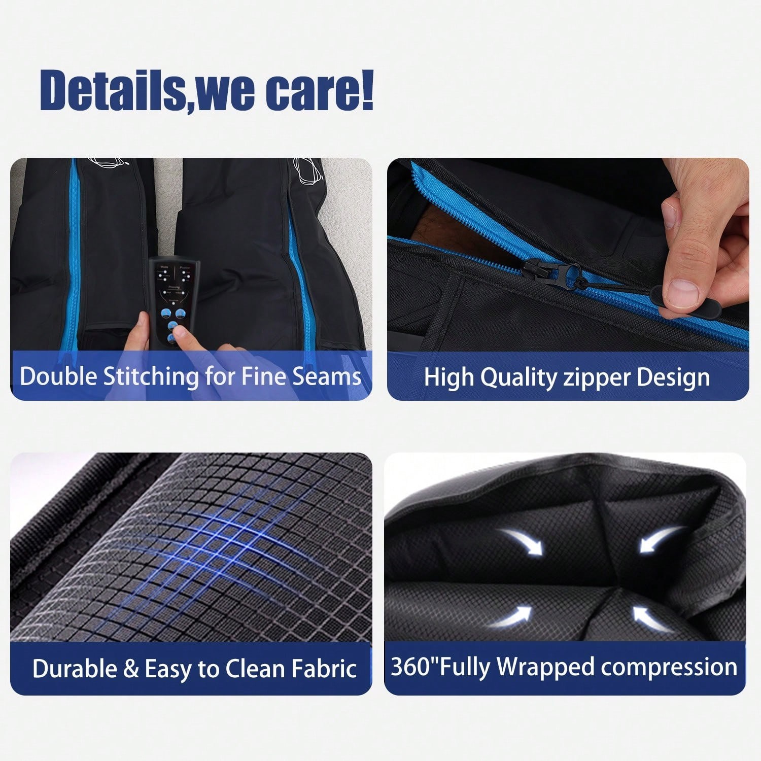 Air Compression Recovery Boots Sequential Leg Massager Athlete Kit