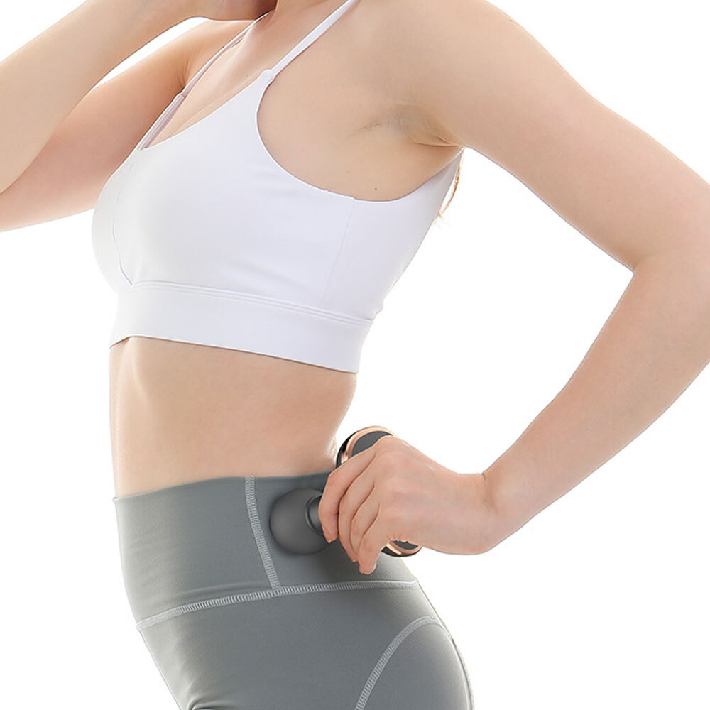 Electric Massage Gun Mute Mini Body Massager Gun USB Charging for Fitness DeviGN