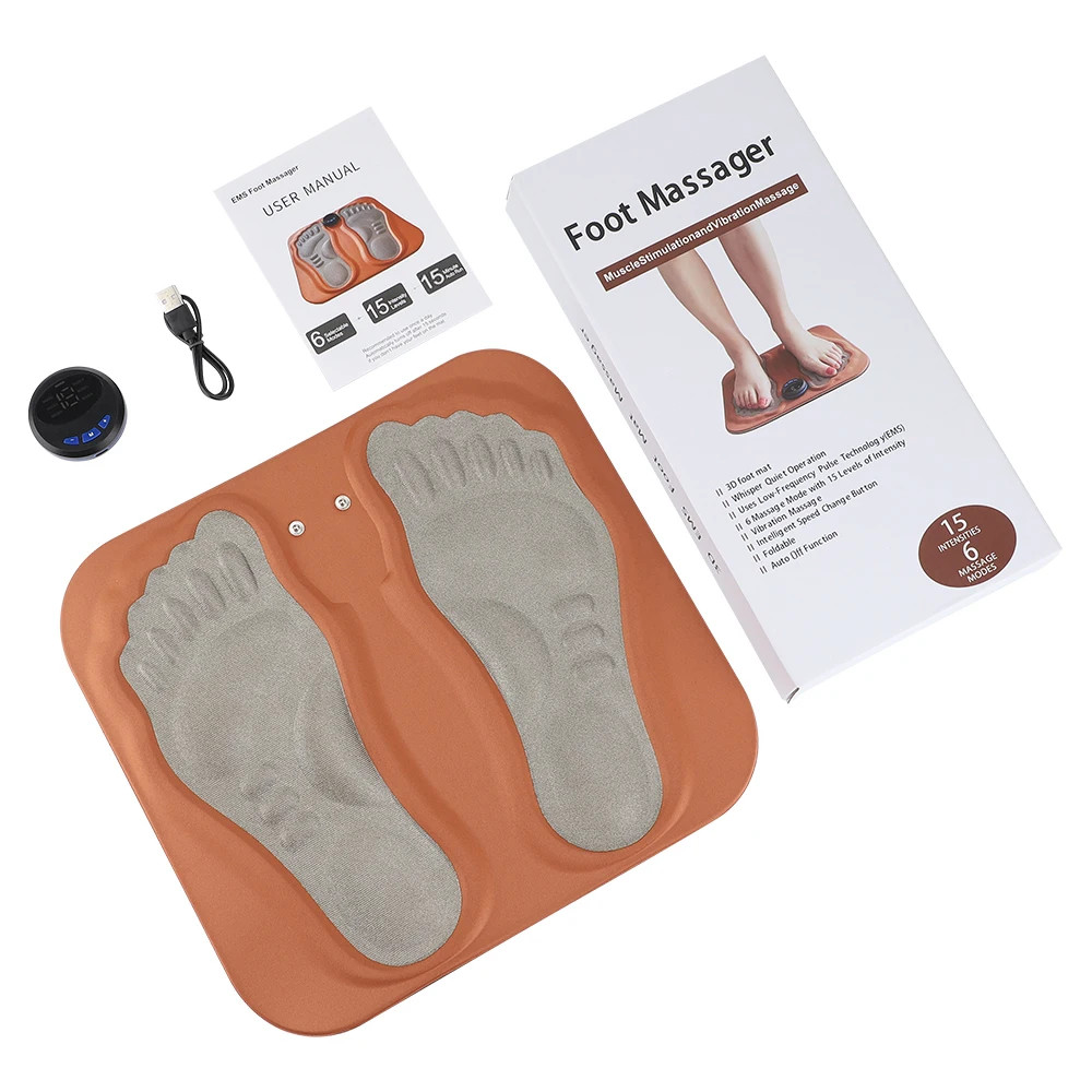 3D Smart Foot Massage Pad RF Remote Feet Massager 8 Modes 29 Levelsimprove Blood
