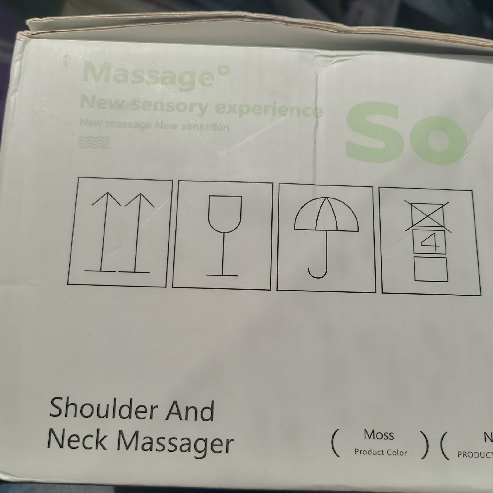 Massage° Shoulder & Neck Massager Kneading Battery 7.4V Moss LSF-N7