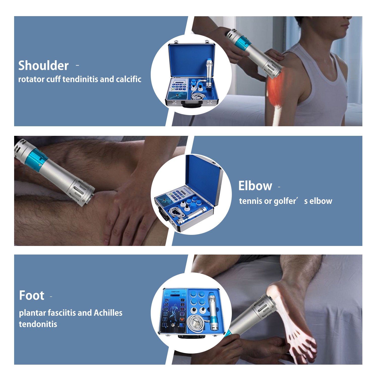 Portable Shockwave Therapy Machine For Full Body Pain Removal & ED Treatment US