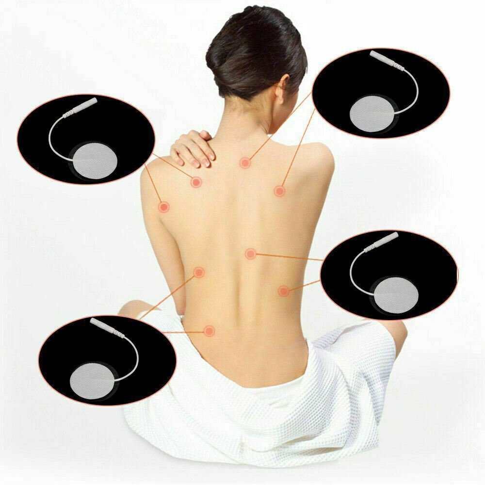 New Portable 36Pcs(Pairs) Electrode Pads for Massager – 1.25Inch Round Back Pain