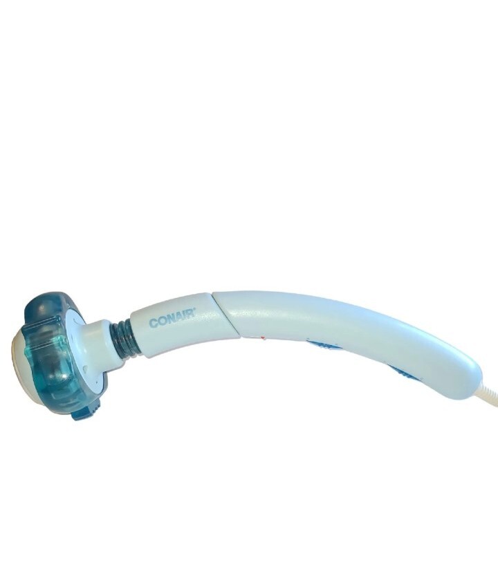 Conair Vibrator Massager 2 Speed Heat Body Flex Baby Blue WM200XF