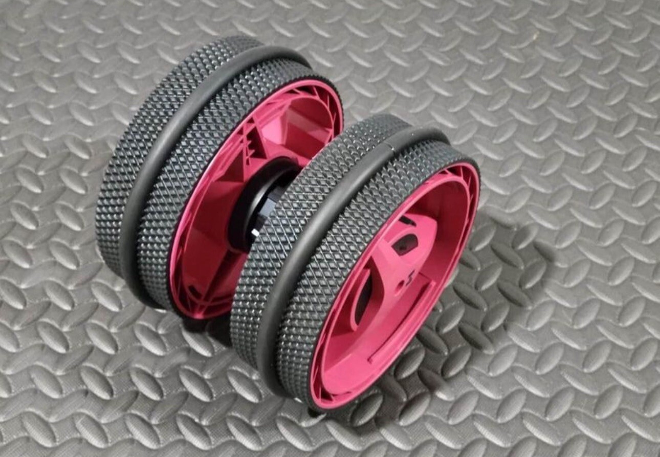 HellaRoller Adjustable Back & Muscle Roller Wheel (Green, Standard Roller)