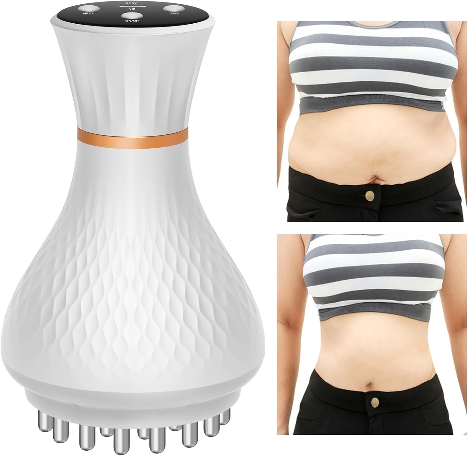 Lymphatic Drainage Massager – Portable Cellulite Relief with 19 Intensity Levels