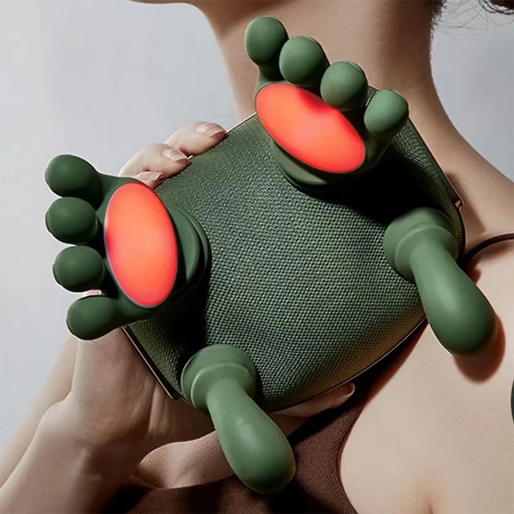 Electric Neck & Shoulder Massager with Heat Shiatsu 4D Kneading Pain Relief