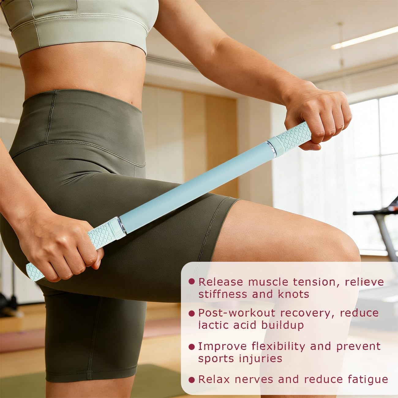 Muscle Roller Stick – Massage Roller for Myofascial Release & Deep Tissue Mas…