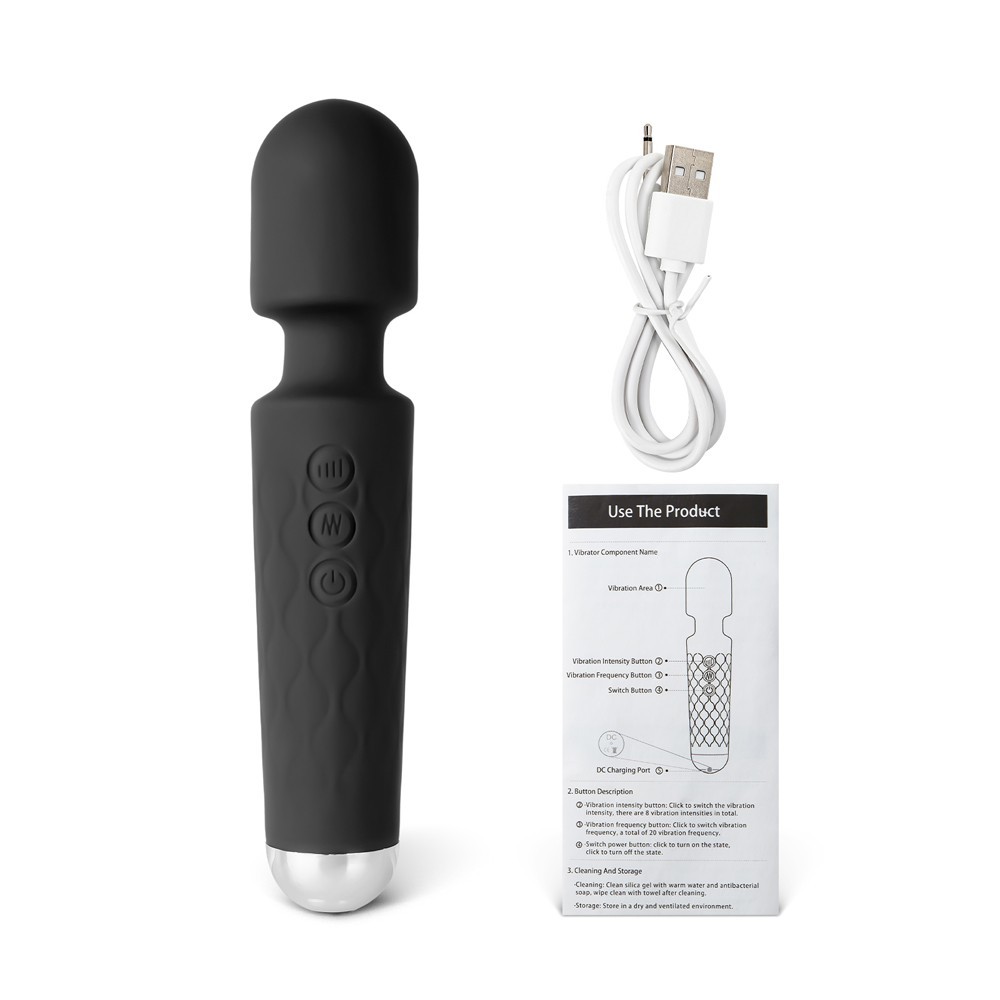 Multi-Speed Women-Massager-Wand-Powerful-Massage-Full Body-Rechargeable-Female