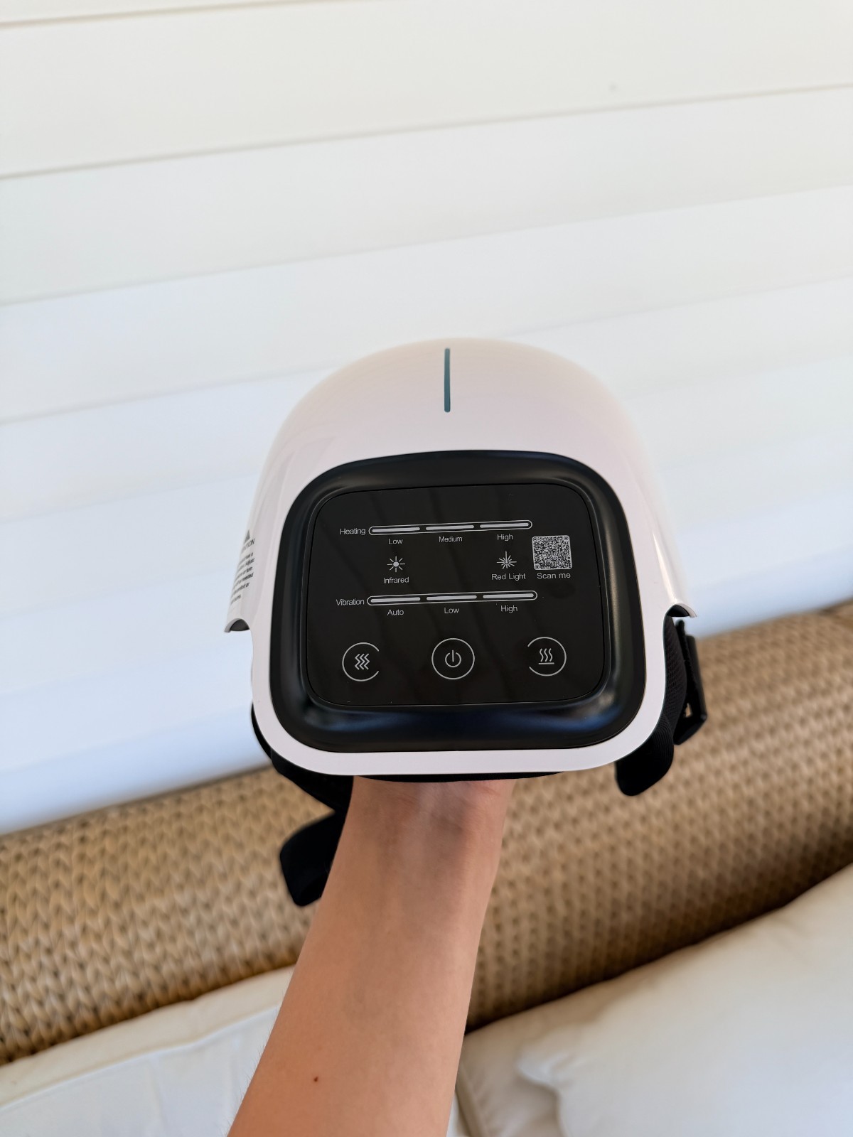 FORTHiQ FQ-ST 1101 Smart Knee Massager Heated Vibration Red Light Cordless