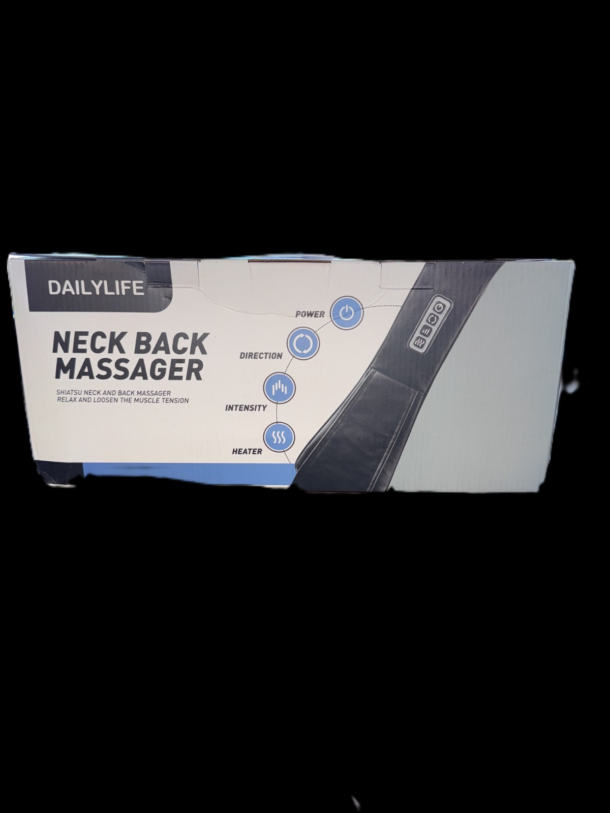 DAILYLIFE Shiatsu Neck and Back Massager, Electric Deep Kneading Massa