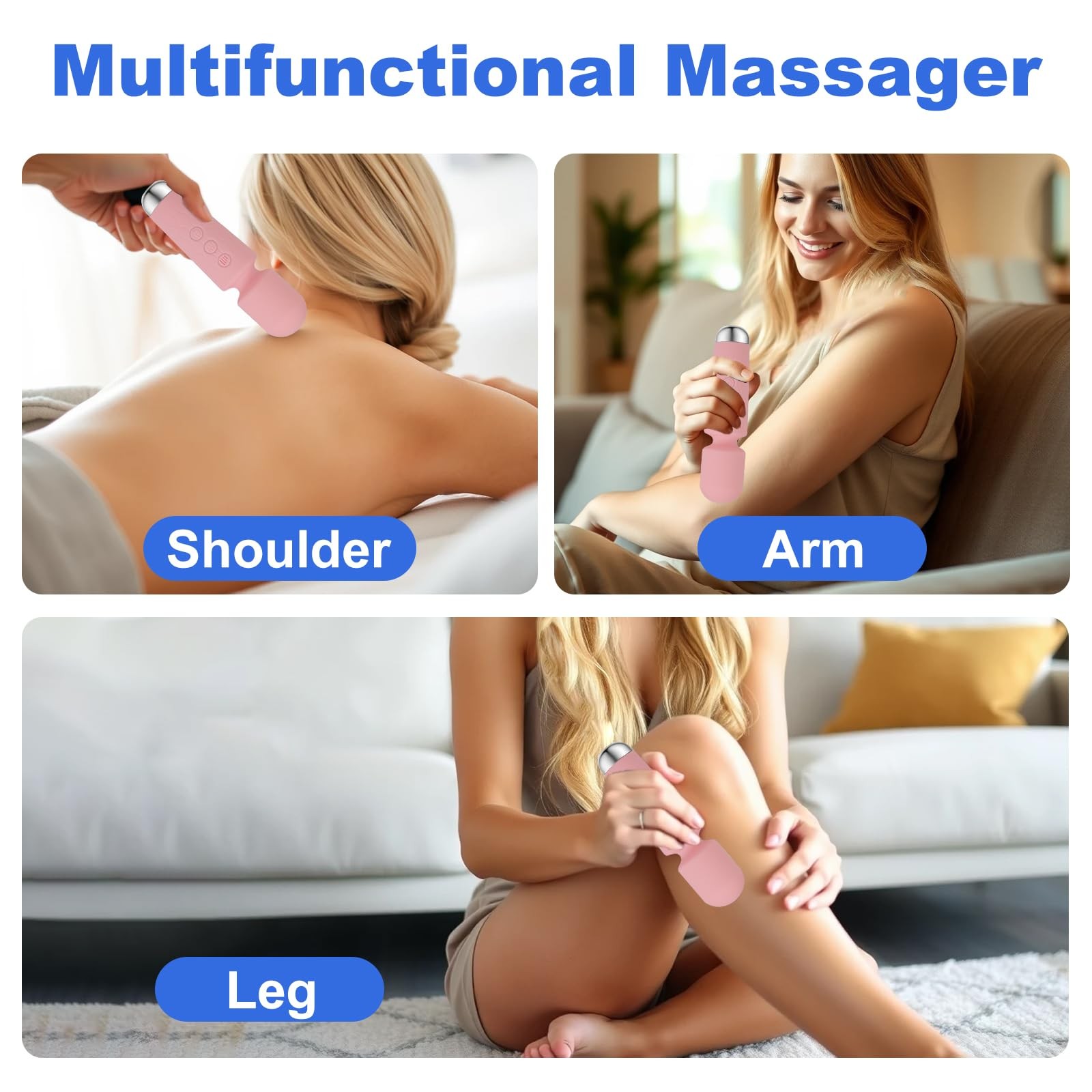 blankdict Personal Massager, Micro Wireless Massager, Small Powerful, Waterp…