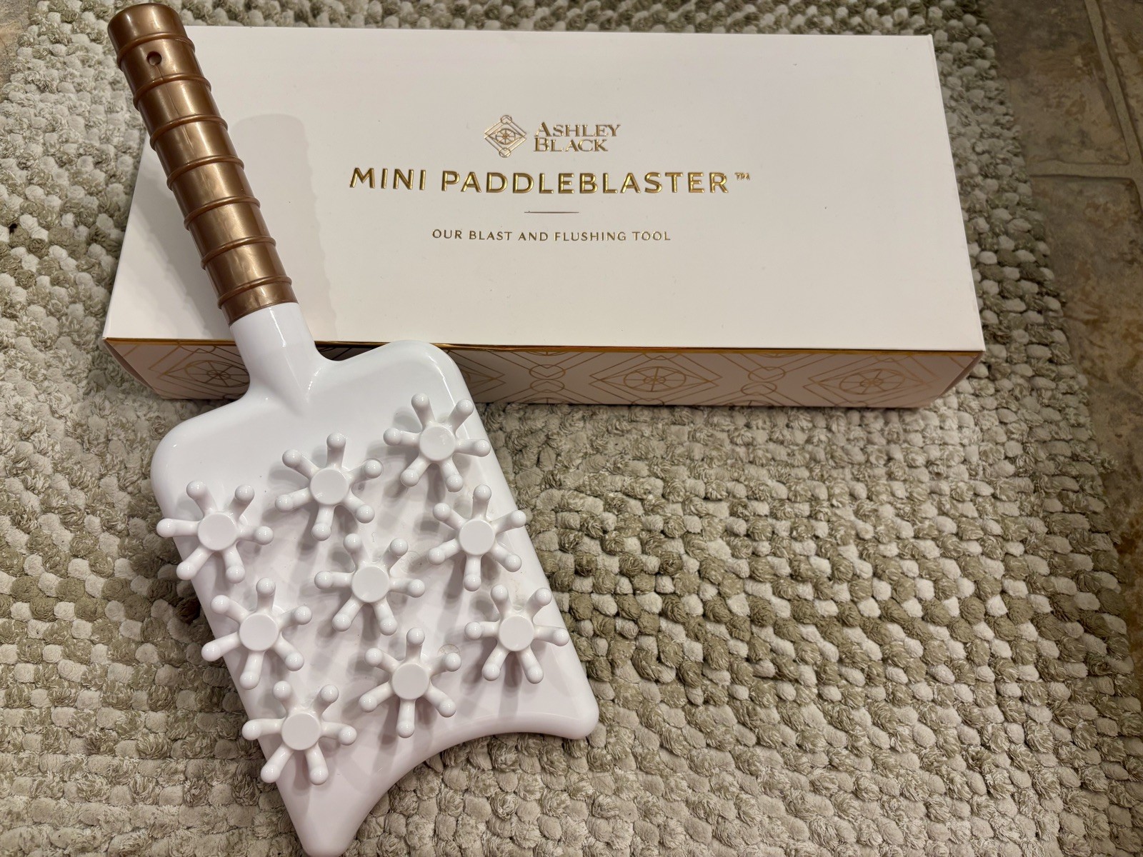 NEW Ashley Black Fascia Blaster Mini Paddle Blaster Fascia Cellulite Massager
