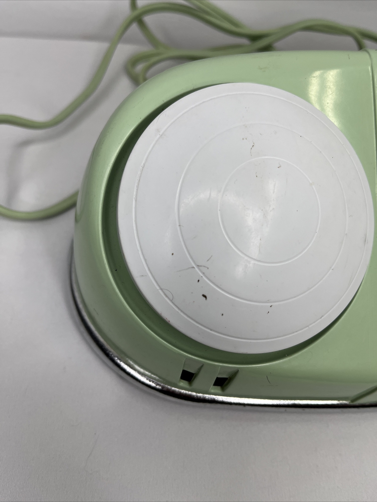 Vintage Dr. Scholls Dual Head Foot Massager Mint Green Electric Tested & Working
