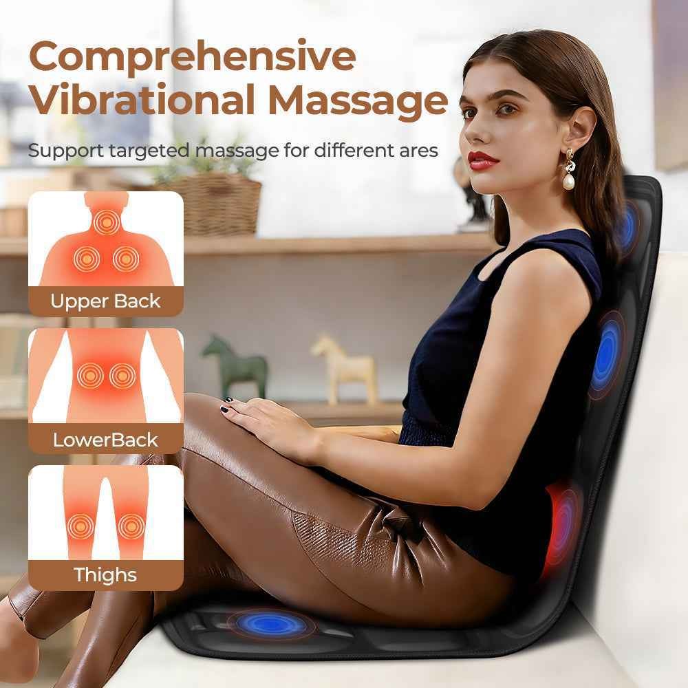 Massage Chair Pad with Heat & 7 Vibration Modes – Home & Office
