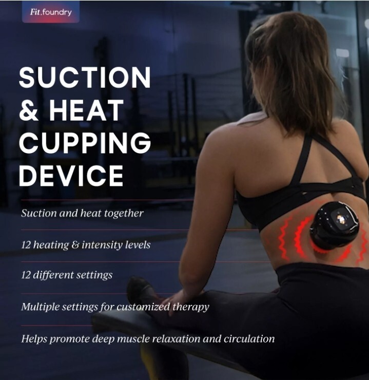 Fit Foundry 4-in-1 Heat & Massage Recovery Pack for Relief