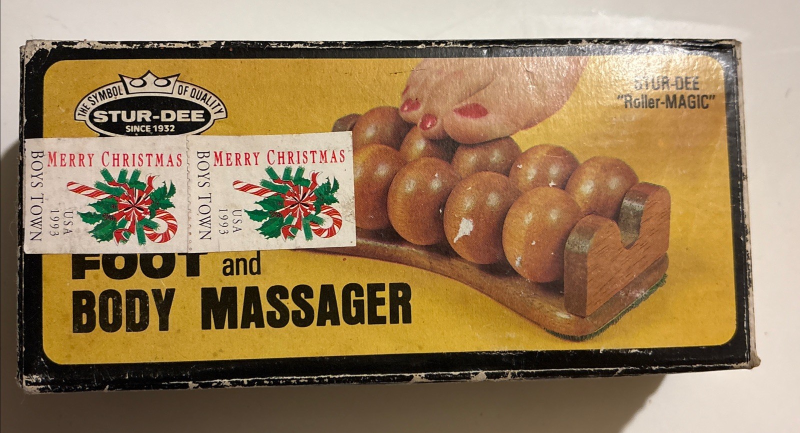 Vintage Stur Dee Foot and Body Massager New Open Box