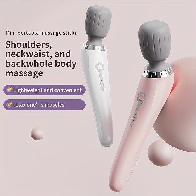 High-Frequency Multi-Speed Silicone Relaxing Soothing Portable Handheld Massager