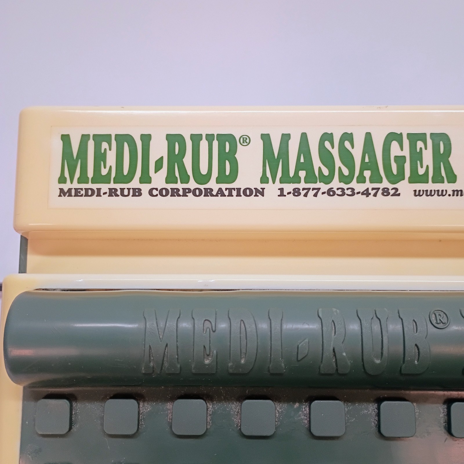 Medi-Rub Massager 2000 Plus MR-3F 2 Speed Vibrating Foot Massager MADE USA Works
