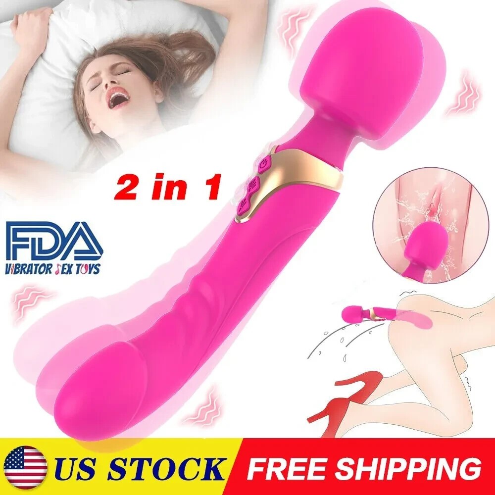 Multi-Speed Bullet Vibrator Wand Neck Full Body Personal Massager