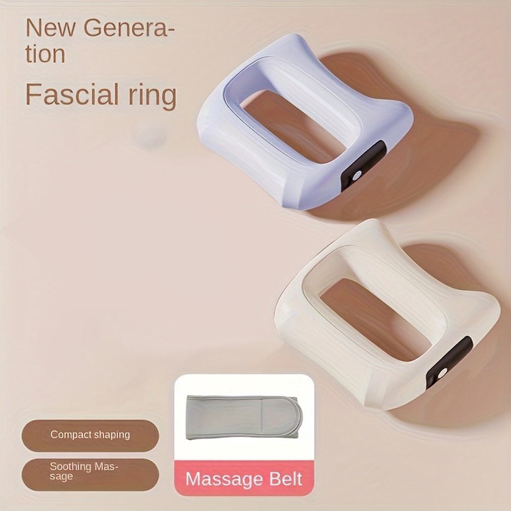 Multi-Function Burning Relaxation Massage Ring W/ Waist Belt for Neck, Shoulders