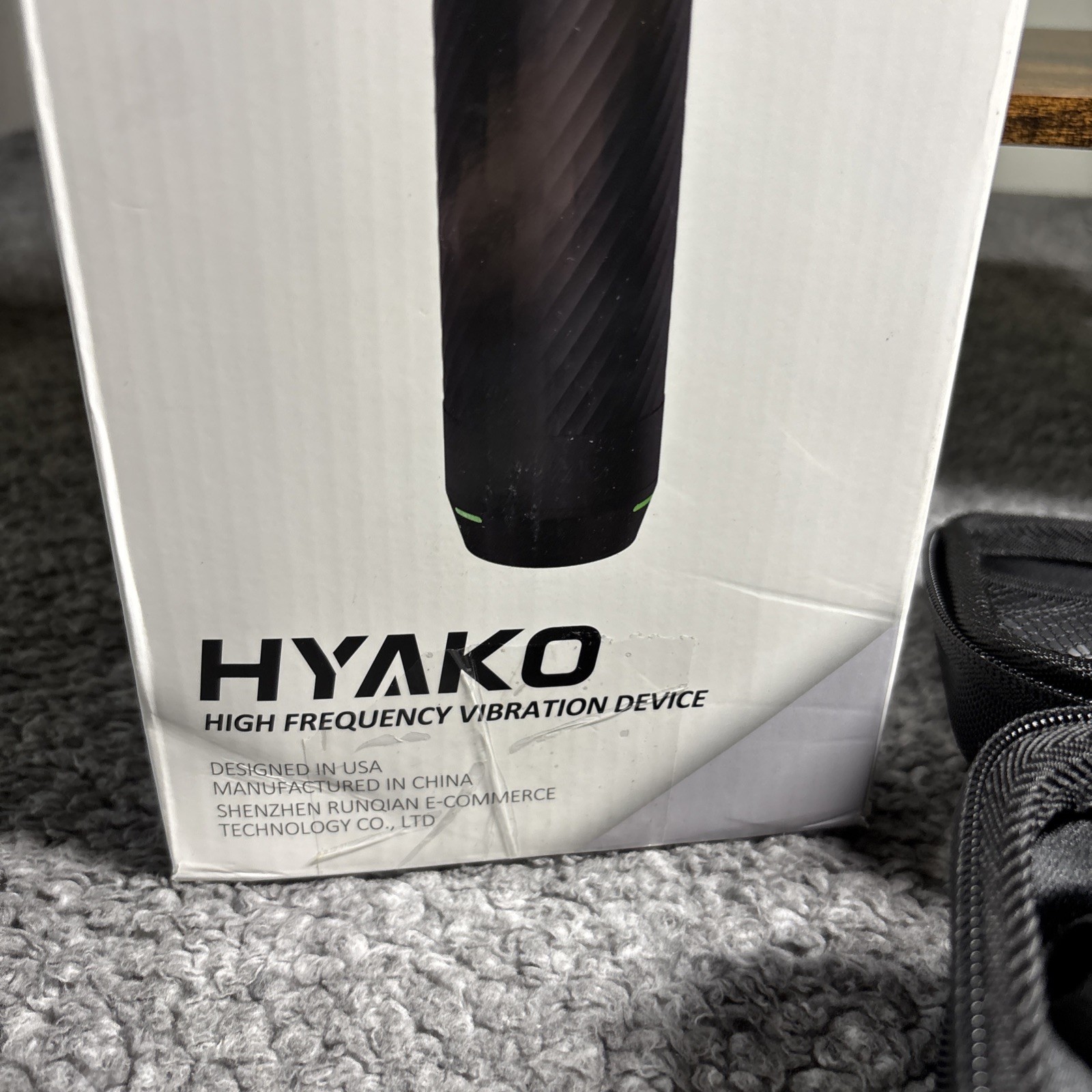 HYAKO Pro Max Therapy Massager – 6500 RPM Deep Tissue Vibration, Grey