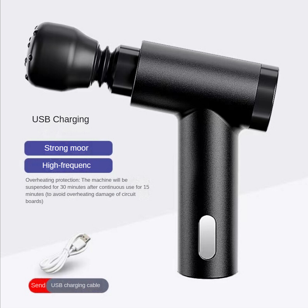 Mini Pocket-Sized Deep Tissue, Portable Percussion Massager Gun, USB Charging