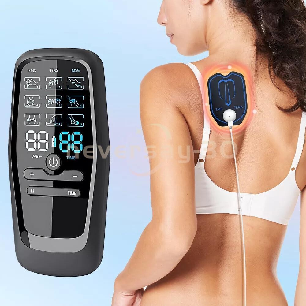 27 Modes Tens Unit Muscle Therapy Pain Relief Stimulator Machine Pulse Massager~