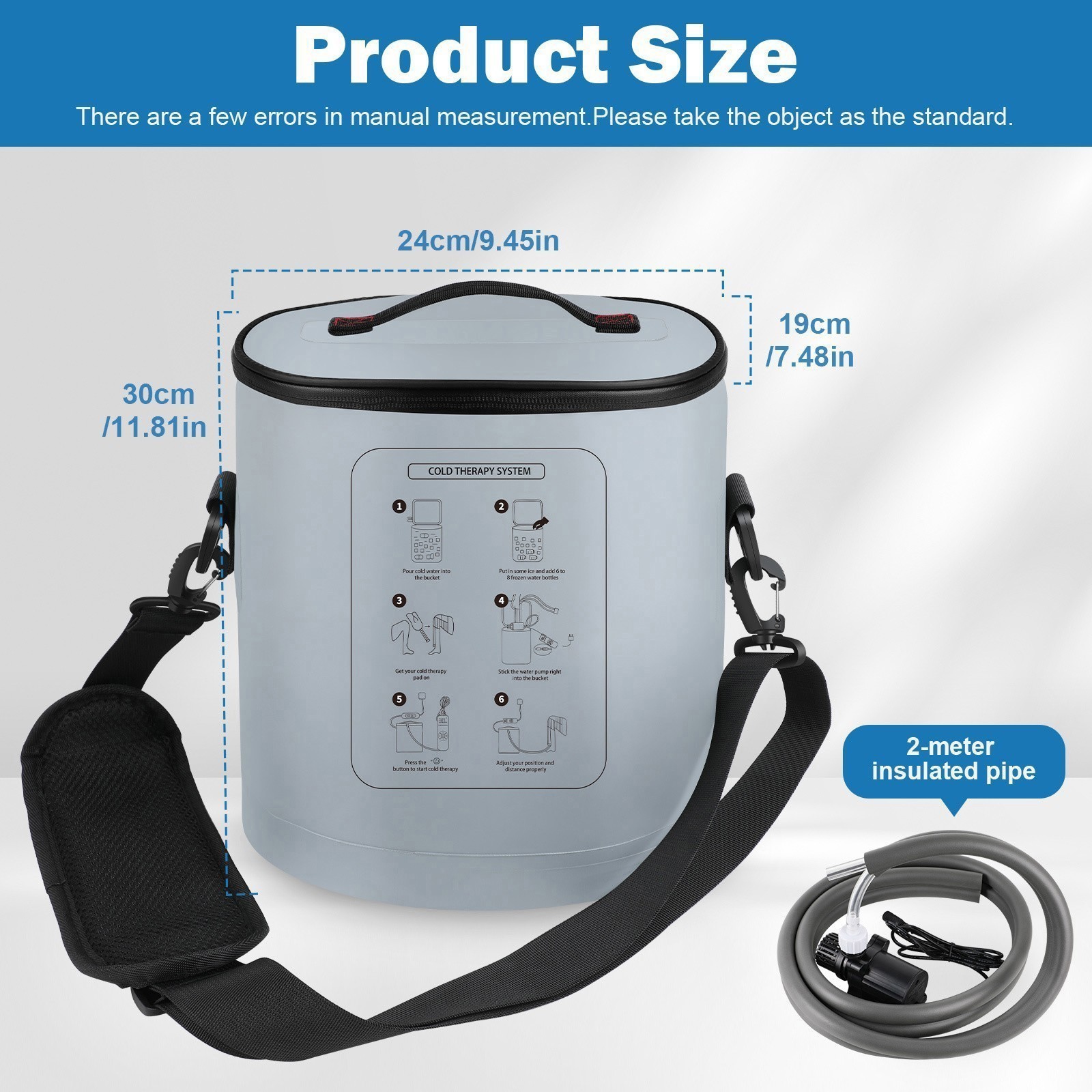 Wireless Knee Massager for Pain Relief with Cold and Compression Ice Therapy