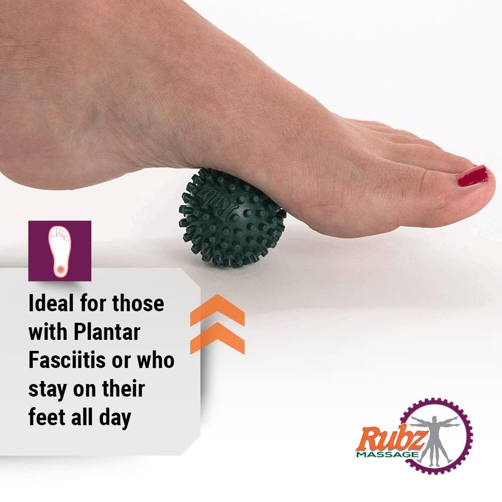 Due North Foot Rubz Hand & Back Massage Ball-Relieve Pain from Plantar Fasciitis