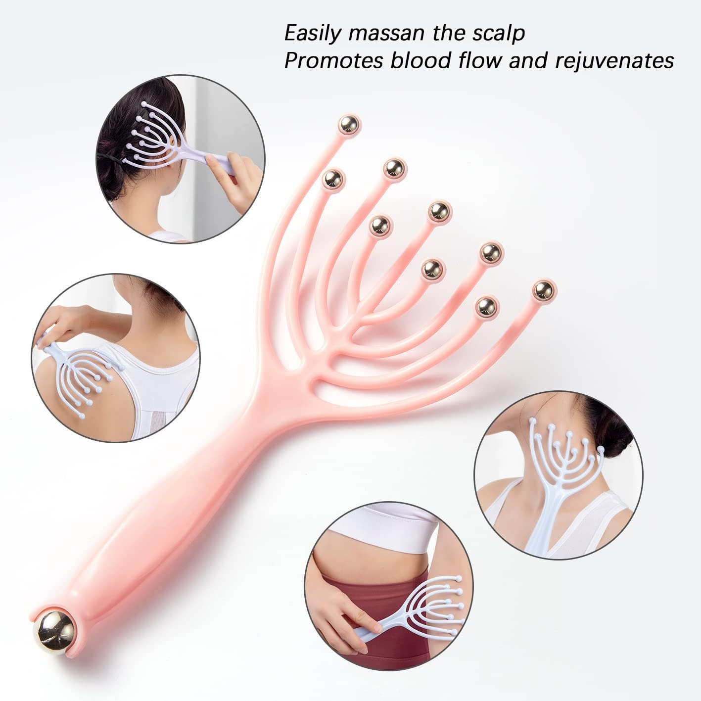 Banu 5-in-1 Body Relaxation Muscle Roller Massage Set