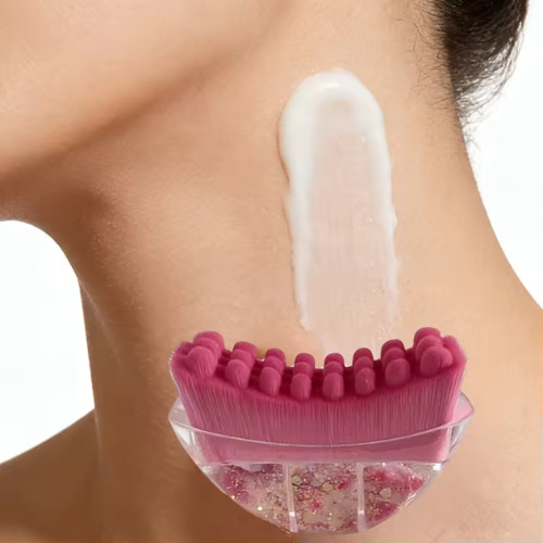 Lymphatic Drainage Massage Face Lymphatic Contour Brush Dry Brushing Face Brush